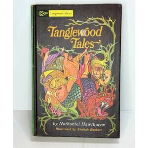 1967 Companion Library Nathaniel Hawthorne Tanglewood Tales Hardback Book